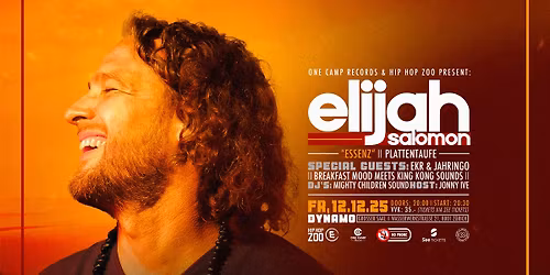 Elijah Salomon - 'Essenz' Plattentaufe | Dynamo, Z\u00fcrich
