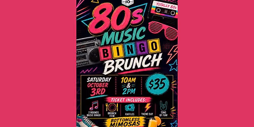 80's Music Bingo
