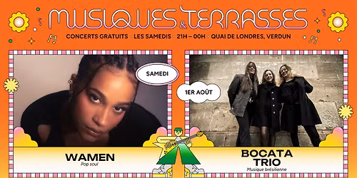 Wamen + Bocata Trio \u00b7 Festival Musiques et Terrasses \u00b7 Verdun