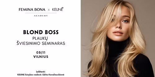 BLOND BOSS interaktyvaus \u0161viesinimo seminaras | Vilnius