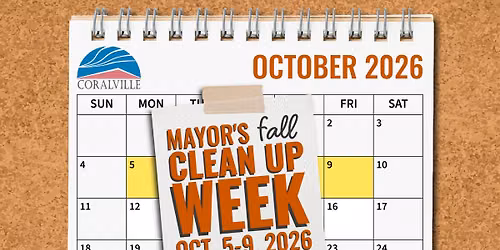 Coralville Mayor's Clean Up Week