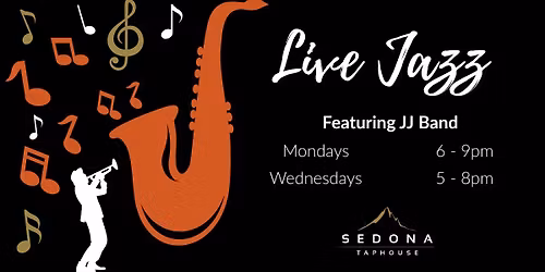 Live Jazz Mondays + Wednesdays Featuring JJ Band! 
