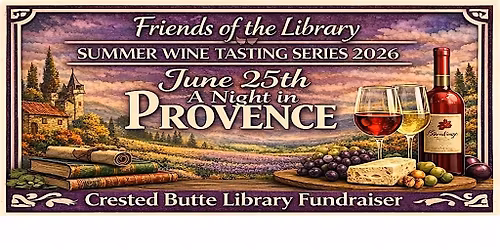CB Friends of the Library Wine Tasting ~ Provence Region