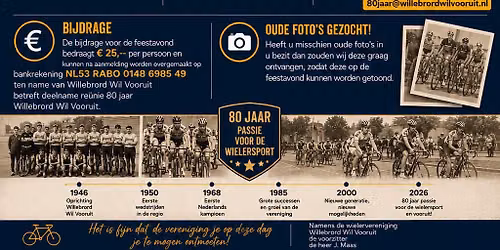 WWV 80 jarig bestaan