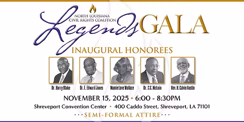 Inaugural Legends Gala honoring Civil Rights Greats