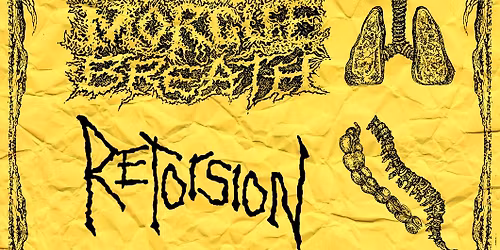 SULFURIC CAUTERY (USA), MORGUE BREATH (USA), RETORSION (HU), CONTROLLED EXISTENCE (CZ)