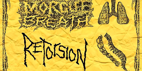 SULFURIC CAUTERY (USA), MORGUE BREATH (USA), RETORSION (HU), CONTROLLED EXISTENCE (CZ)