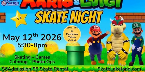 Mario & Luigi Skate Night