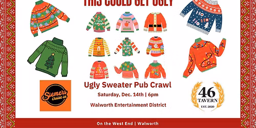 Ugly Sweater Pub Crawl | Walworth