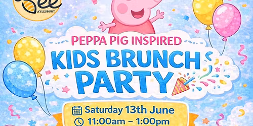 Peppa Pig Inspired Kids Brunch Party