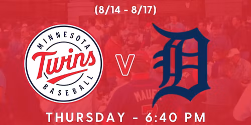 Detroit Tigers at Minnesota Twins at Target Field