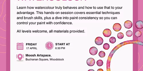 Getting To Know Watercolour Workshop