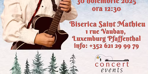 Concert de Ziua Na\u021bional\u0103 \u0219i Colinde cu Daniel F\u0103T