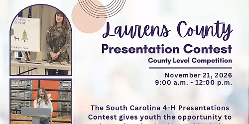 Laurens County Presentation Contest 2026