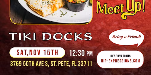 Brunch Club Meet Up | Sat, Nov 15th | 12:30 pm | Tiki Docks