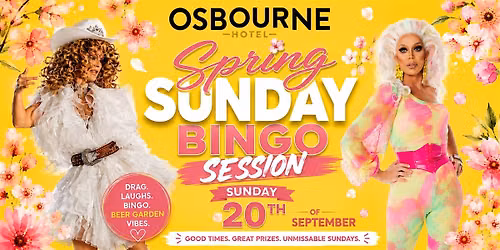 SPRING SUNDAY BINGO - OSBOURNE HOTEL