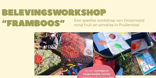 Droomveld Belevingsworkshop fruit en emoties: FRAMBOOS