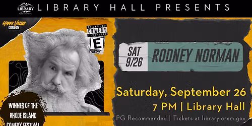 Library Hall Presents: Happy Valley Comedy