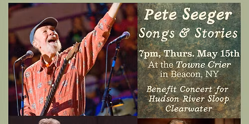 Pete Seeger - Benefit concert at Greenwich Odeum