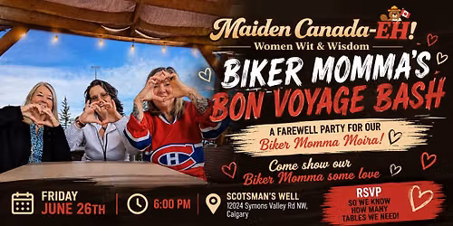 \ud83c\udfcd\ufe0f\u2764\ufe0f Moira\u2019s Bon Voyage Bash \u2764\ufe0f\ud83c\udfcd\ufe0f