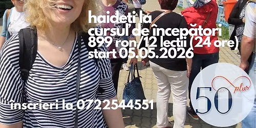 Oricine poate vorbi engleza pentru c\u0103l\u0103torii cu Comunitatea 50 Plus