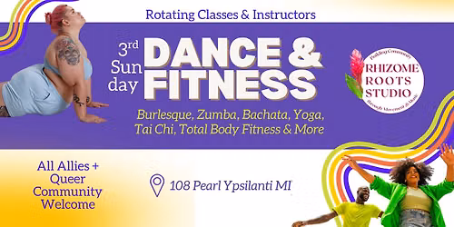 3rd Sunday Dance & Fitness Rhizome Roots 