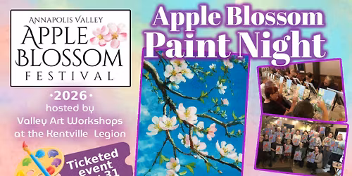 Apple Blossom Paint Night (apple blossom festival)