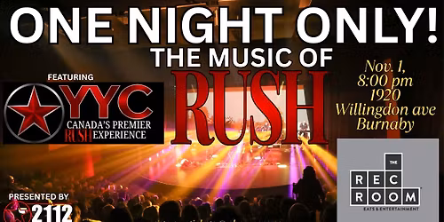 ONE NIGHT ONLY - WITH THE MUSIC OF RUSH