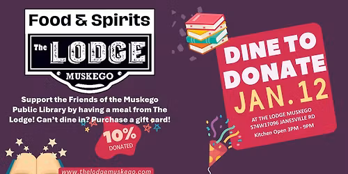 Donate While You Dine at the Lodge Muskego