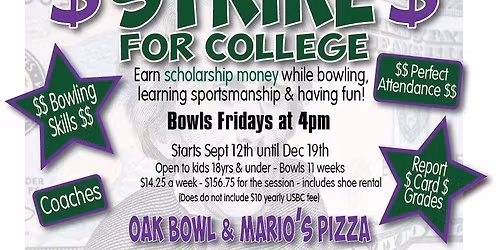 Strike for College - Youth Bowling League