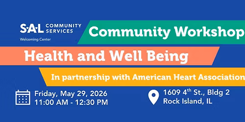 Community Workshop: Health and Well Being 