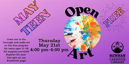 May Teen Open Art