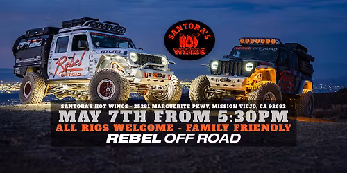 Orange County Off-Road Monthly Meetup @ Santora's Pizza Subs and Wings
