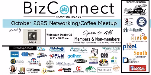 October BizConnect Networking Coffee at Atlantic Park Surf