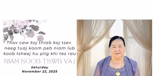 Rooj mov hu Plig Khi Tes rau Niam soob tswb Vaj