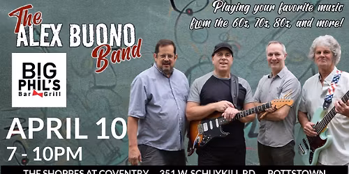 Alex Buono Band BACK at Big Phil's!
