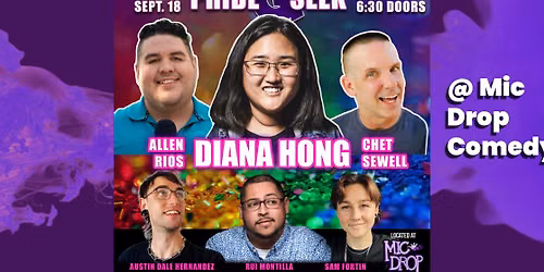 Pride & Seek Comedy Show @ Mic Drop Comedy