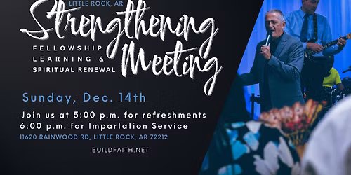 Little Rock Strengthening Meeting