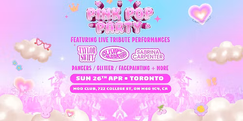 The Pink Pop Party Is Coming To Toronto!