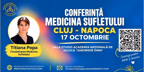 Conferin\u021b\u0103 Medicina Sufletului Cluj 