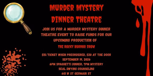 Murder Mystery Dinner Theatre