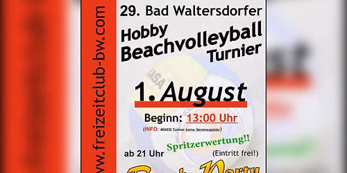 Hobby Beachvolleyball Turnier