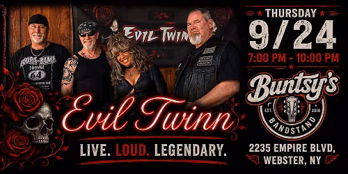 Evil Twinn @ Buntsy's 7-10 PM