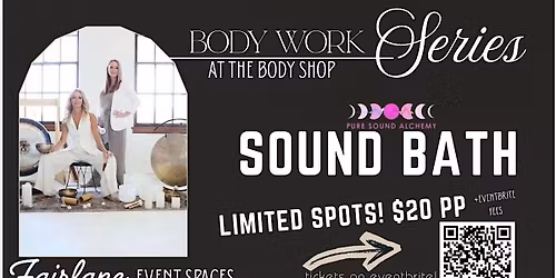 Body Work Series at the Body Shop 2026 - Sound Bath