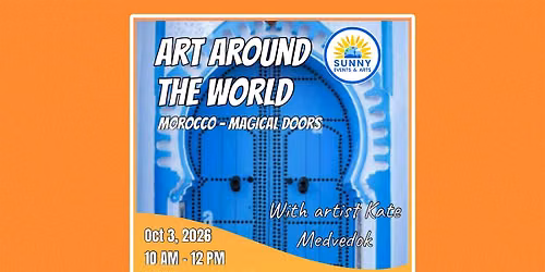 Morocco - Magical Doors Art Workshop for Adults \/ acrylics