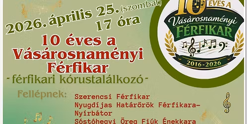 10 \u00e9ves a V\u00e1s\u00e1rosnam\u00e9nyi F\u00e9rfikar - f\u00e9rfikari tal\u00e1lkoz\u00f3
