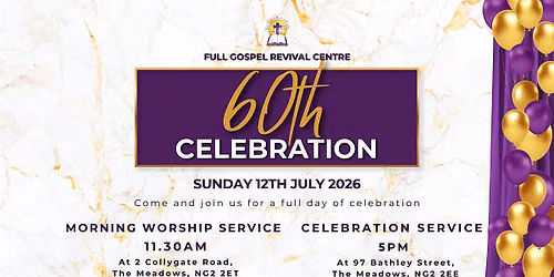 FGRC 60th Anniversary Weekend | Sunday Celebration