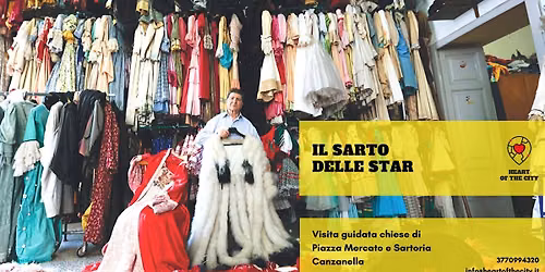 Il Sarto delle Star - tour piazza mercato e sartoria Canzanella