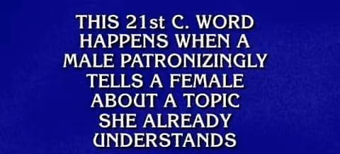 The Monday Night Comedy Show Presents: MANSPLAINING.