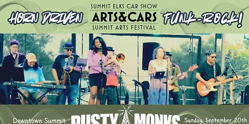 Monks @ Arts n' Cars Summit! Funkin' Easels & Engines